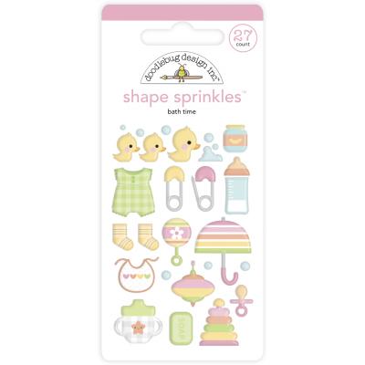 Doodlebug Baby Girl Sticker - Bath Time